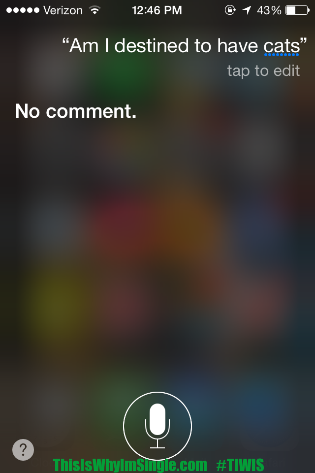 Siri dating advice