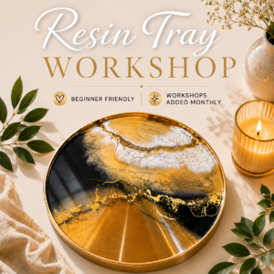Charcuterie Resin Art Tray Workshop - July 25, 1:00pm
